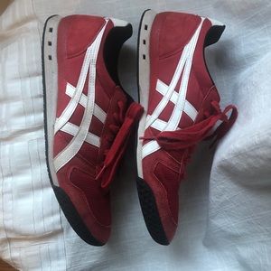 Red Onitsuka Tiger by ASICS sneakers size 10.5
